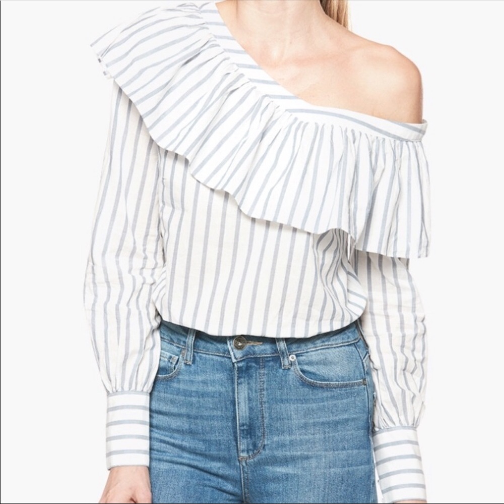 PAIGE Ruffle Blouse New With Tag